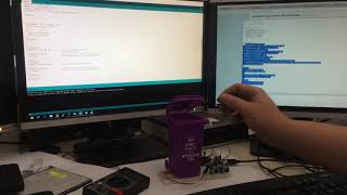 Recycling bin with arduino.