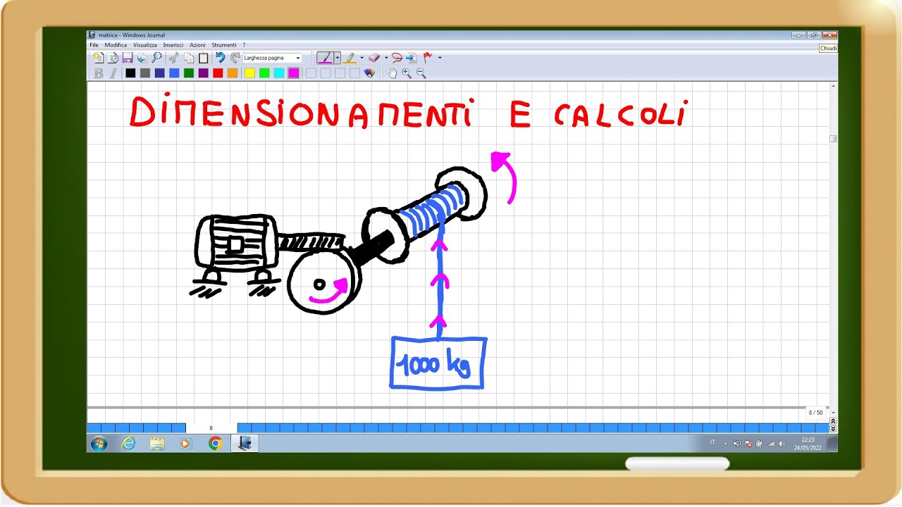 motore, vite senza fine ruota elicoidale, tamburo e fune