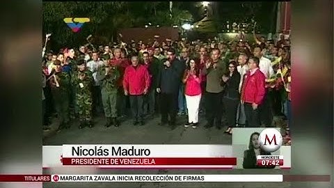 Maduro dijo que en Venezuela ganó la democracia