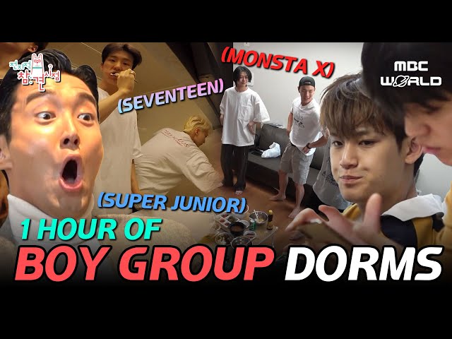 [C.C.] 1 Hour of BOY GROUP dorm life #SEVENTEEN #MONSTAX #SUPERJUNIOR class=