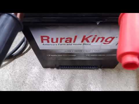 Video: Ar „Rural King“turi automobilių akumuliatorius?