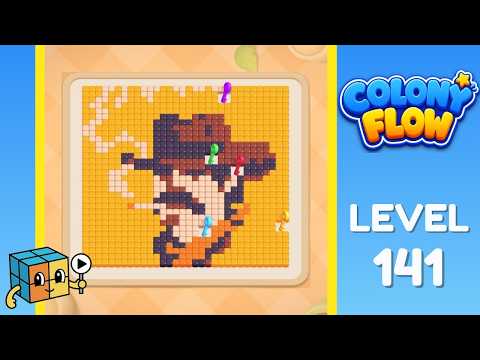 Colony Flow Level 141 Walkthrough Solution