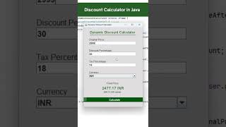 Java Discount Calculator That Actually Works #programming #tutorial