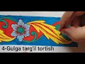 4gulga targil tortish painting beautiful patterns of plants