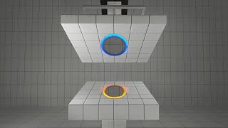 Crushed between two portals experiment!