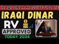 Iraqi dinarwow congrats finally iraqi rv aprroved today 2024  iqd rv  iraqi dinar news today
