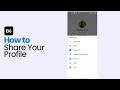 How to Share Your Profile on Behance easy