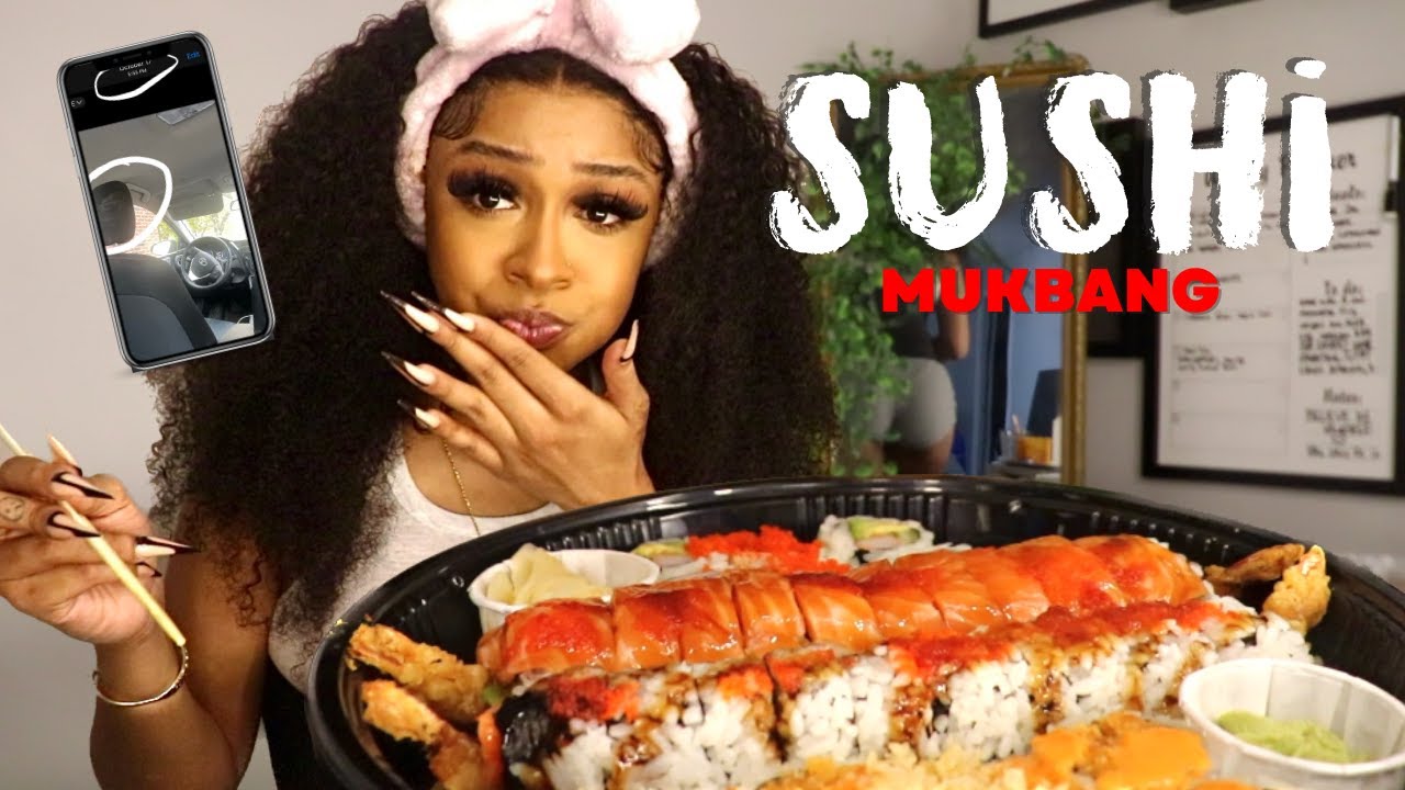 SUSHI MUKBANG: MY UBER TRIED TO KIDNAP ME