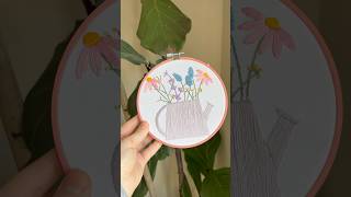 Flowers In A Watering Can Spring Pattern For Beginners