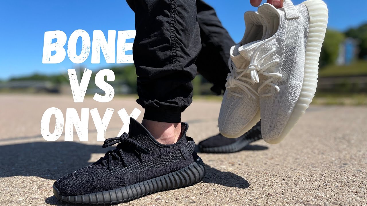 Adidas Yeezy 350 v2 Onyx On Feet Review - YouTube