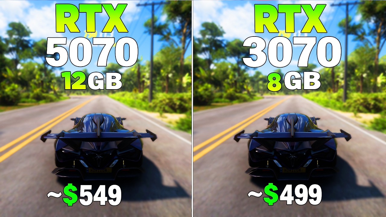 RTX 5070 vs RTX 3070 - Test in 8 Games - YouTube