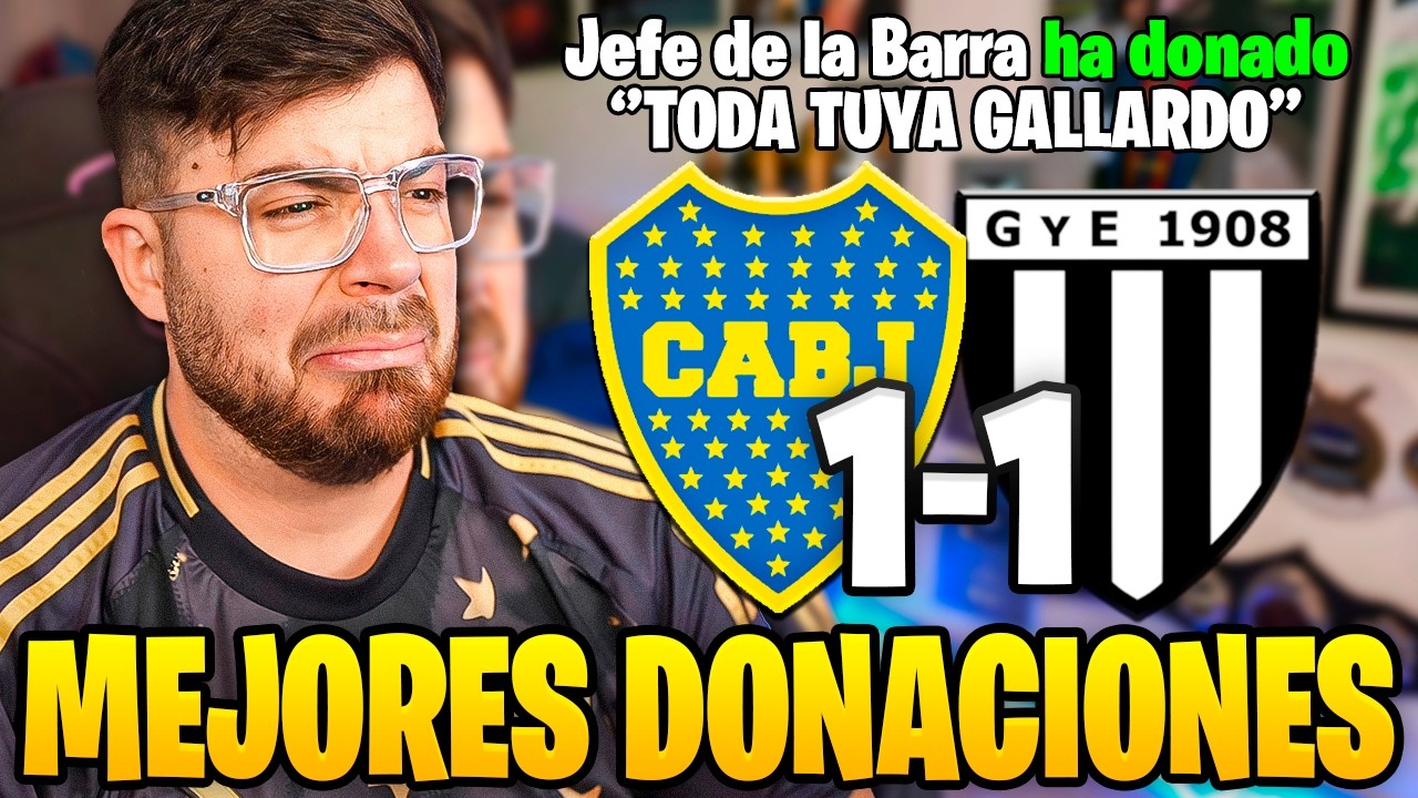 LA COBRA RECIBE DONACIONES TRAS EL EMPATE DE BOCA 1 - 1 GIMNASIA (M)
