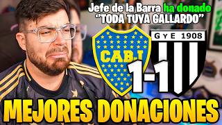 LA COBRA RECIBE DONACIONES TRAS EL EMPATE DE BOCA 1 - 1 GIMNASIA (M)