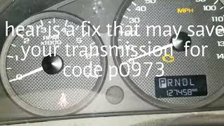 How to fix a Slipping transmission 05 chevy malibu p0973