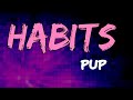 PUP - Habits (Lyrics)