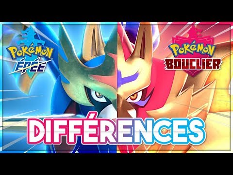 Toutes les Différences entre Pokémon Épée et Bouclier !