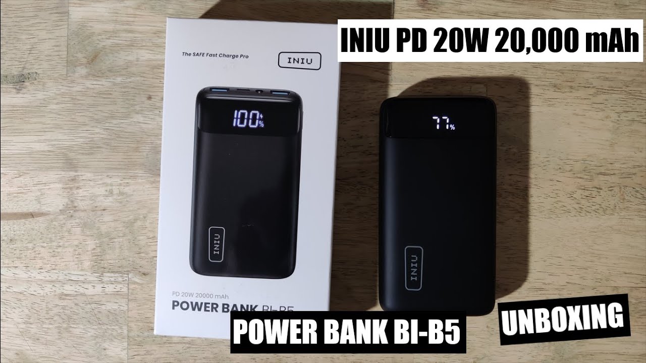 INIU Power Bank 20W PD3.0 QC4.0 Fast Charging 20000mAh Portable Charger  review - Which?