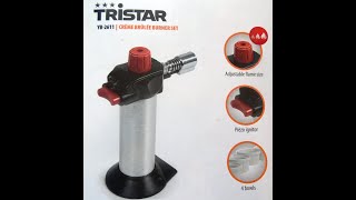 Tristar YB-2611 Creme Brulee Burner Set.TRISTAR Yb-2611 creme Brulée Brenner