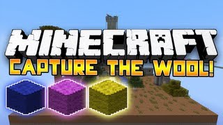 Minecraft PVP: Capture The Wool! #1: w/Nooch, Woofless & Pete!