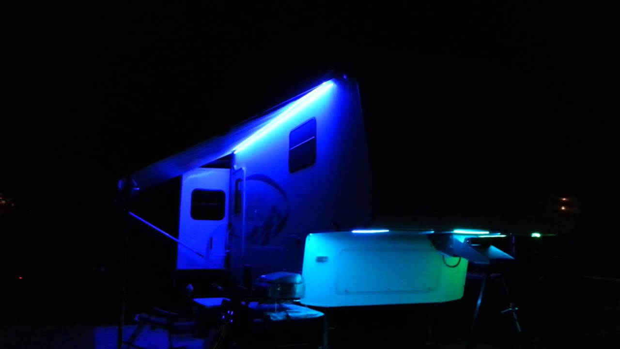 Rv Awning Led Lights Youtube