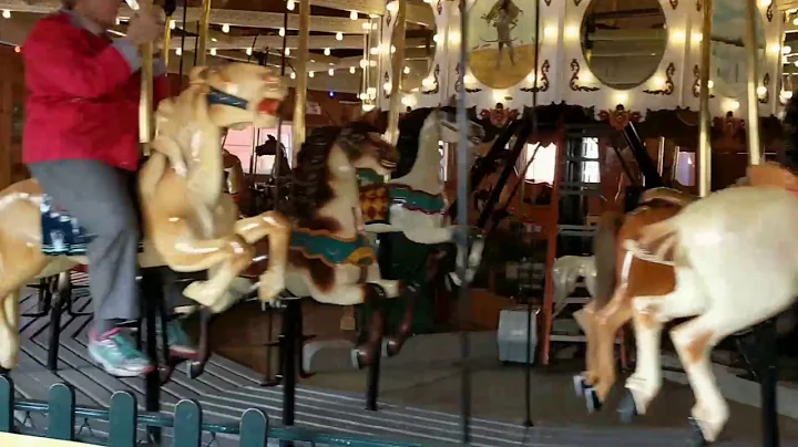 Nathan at the Hershel Carousel Museum
