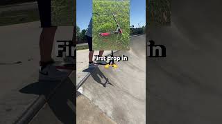 First drop in #scooter #pancake 