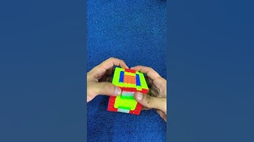 Frame Pattern on 7x7 Rubik’s Cube | Dot Pattern | Cube Pattern | #shorts #rubikscube #swapcubing
