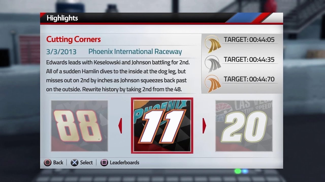 Cutting Corners | NASCAR ‘14 Highlights Challenges - YouTube