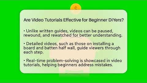 Are Video Tutorials Effective for Beginner DIYers? - LearnToDIY360.com