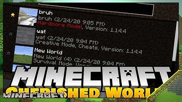 Cherished Worlds (Fabric) Mod 1.18.1 & How To Download and Install for Minecraft