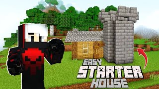 Minecraft Easy STARTER HOUSE build#tutorial