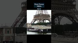 The Eiffel Tower A Few Years After It Was Built 