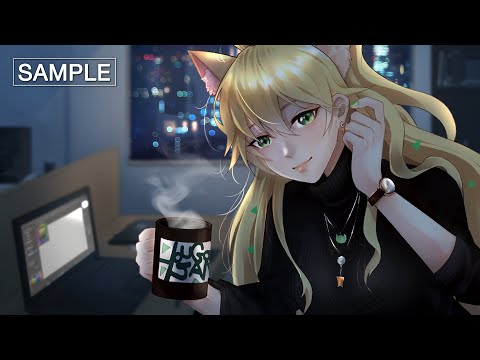 SAMPLE [ ASMR ] ทำงานจนดึกกับรุ่นพี่ ♥ (roleplay) | MEMBERSHIP TIER3