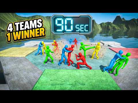 90 Seconds To Survive! | Overgrowth Epic Team War