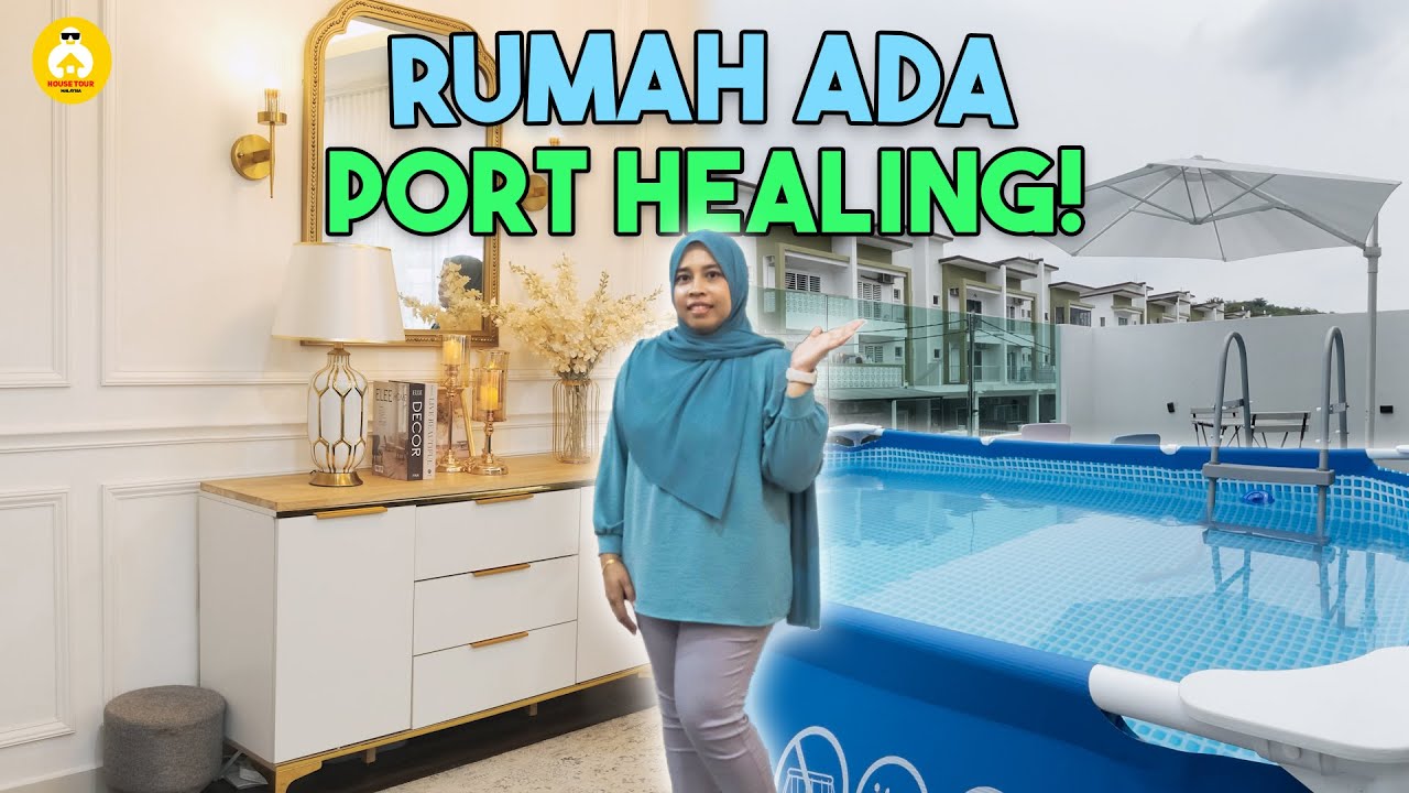 HOUSE TOUR EP 82 : RUMAH KAKI DEKO POPULAR, KONSEP MODEN KLASIK TAPI ADA POOL!