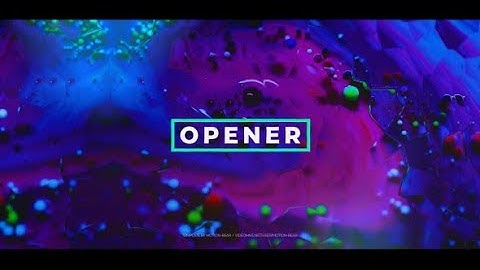Dynamic Opener | After Effects Template | Openers