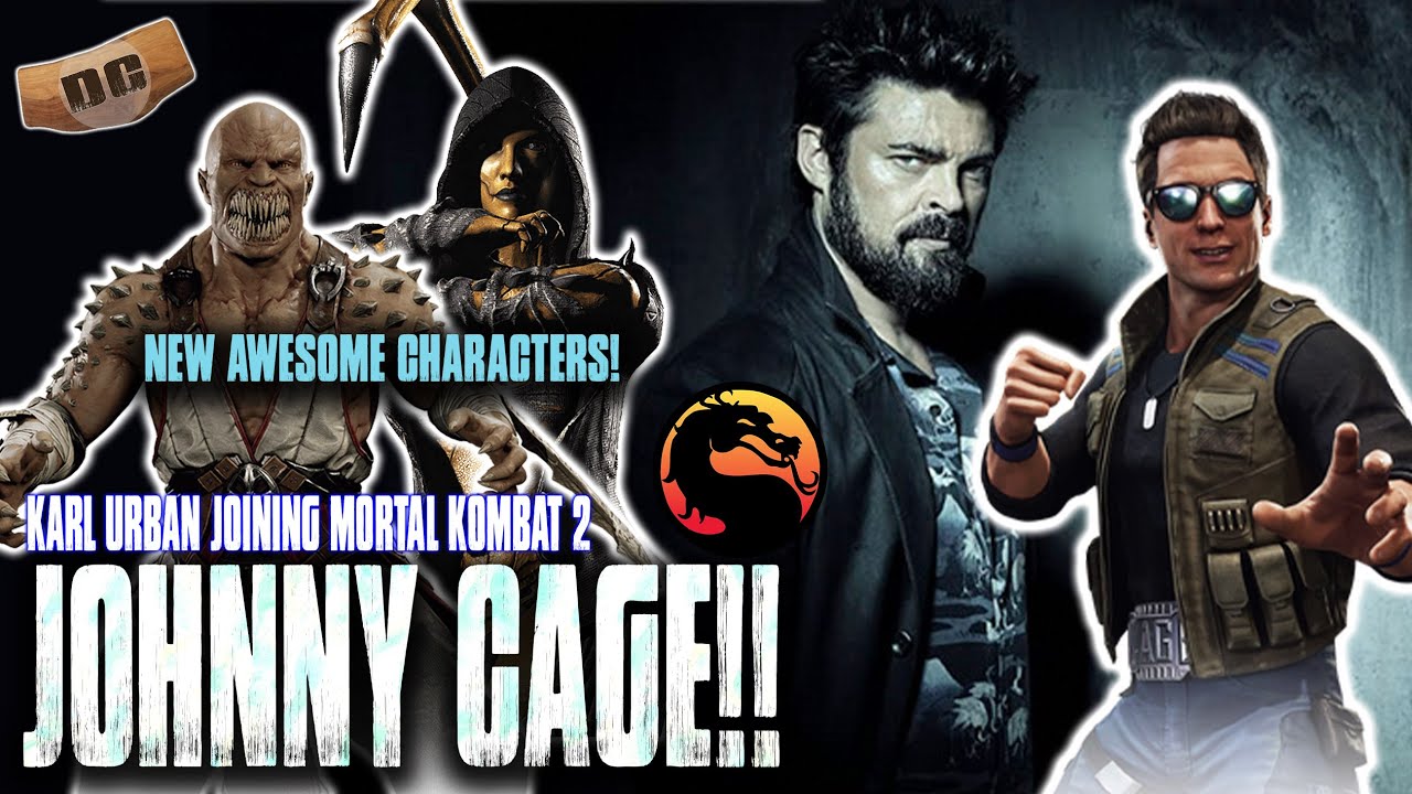 Mortal Kombat 2': Revelado o visual de Karl Uban como Johnny Cage