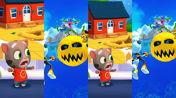 Sonic Dash vs Talking Tom Gold Run - Gameplay Walkthrough (Android/iOS)