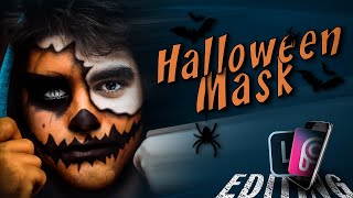 Halloween Face Mask | mobile editing tips | picsart | lightroom screenshot 4