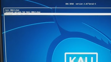 GRUB loader missing in Kali Linux (dual boot with W7) - fix