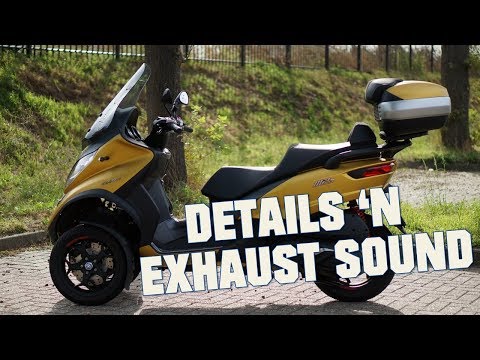 2019 Piaggio MP3 500 HPE - Details & exhaust sound