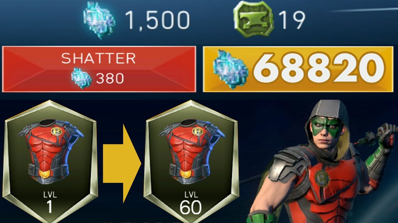 Injustice 2 Mobile. HOW HARD IS MAXING OUT A PIECE OF GEAR. GEAR