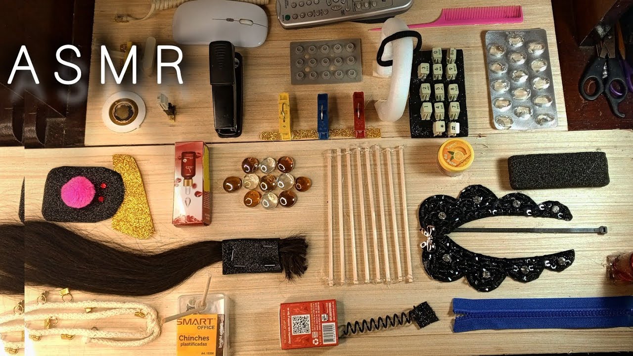 Tabla de ASMR Casero / Objetos de Trigers y más! ✨