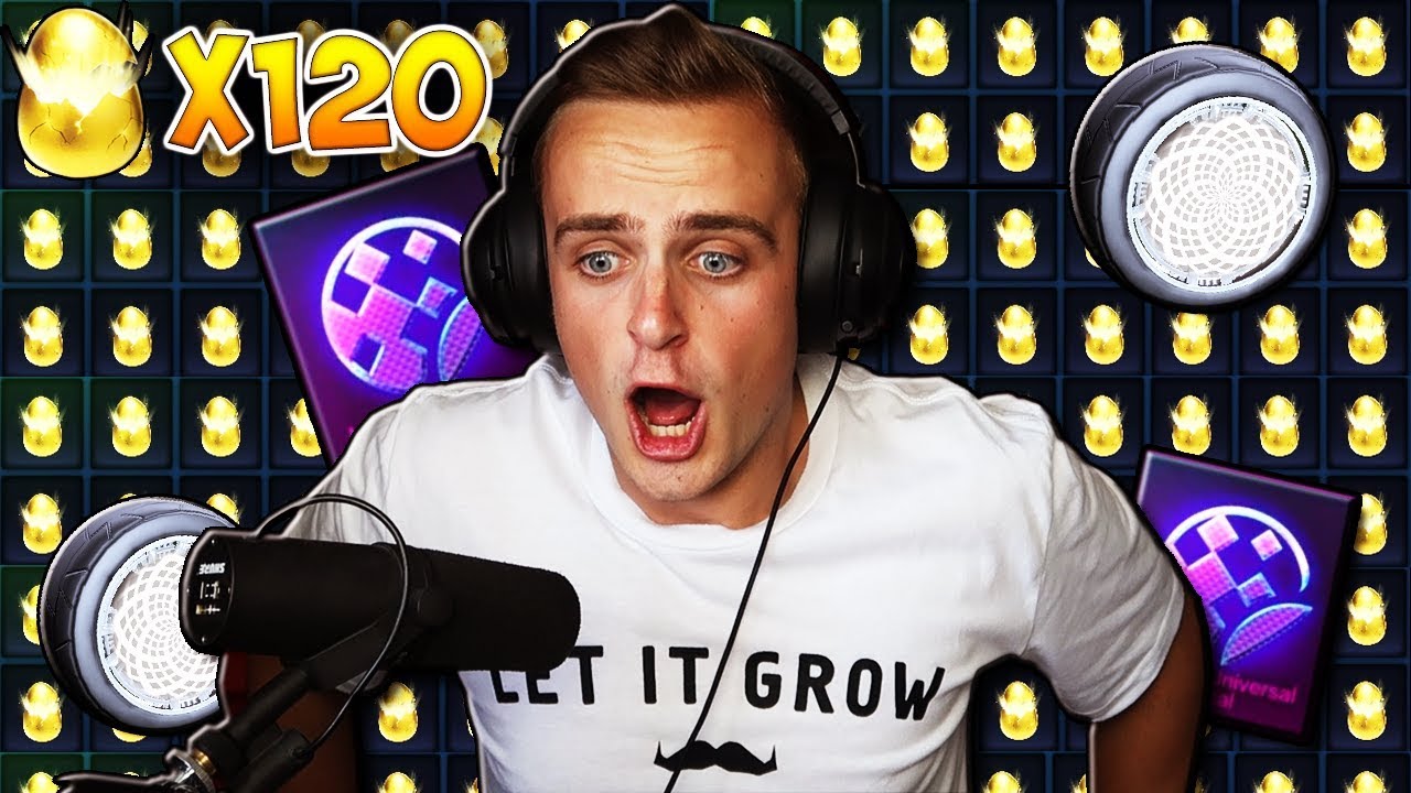 The BIGGEST & BEST Golden Egg Opening On YouTube! | Opening 120 Golden Eggs In Rocket League