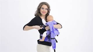 Diva Wrap Conversion Instructions Front Carry Crossed Straps