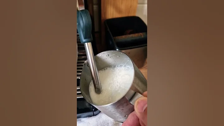 Textured milk, micro foam, latte art, coffee #shorts