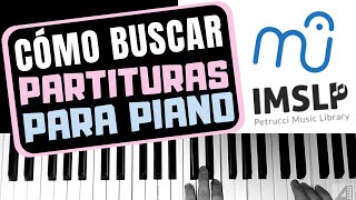 Criatura Avanzado Puñado Cómo buscar partituras para piano (IMSLP y Musescore) - YouTube