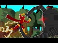 Omnidroid v.x4 vs Blitzerman ( when machine challenges speed ) Incredibles / sticknodes animation