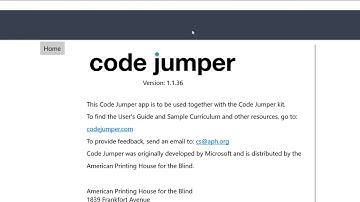 Code Jumper Tutorial: The App