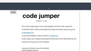 Code Jumper Tutorial: The App screenshot 1